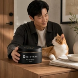 Owner story with an orange cat
