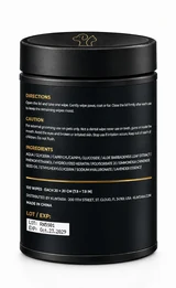 Original supplied tub label photograph, unaltered